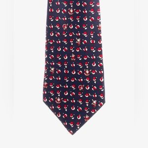 Navy Ferragamo tie